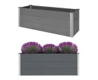 vidaXL Garden Raised Bed WPC 150x50x54 cm Grey