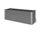 vidaXL Garden Raised Bed WPC 150x50x54 cm Grey