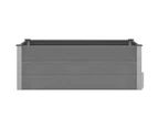 vidaXL Garden Raised Bed WPC 150x50x54 cm Grey