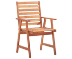 Outdoor Dining Chairs 6 pcs with Cushions Solid Acacia Wood