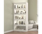 vidaXL Book Cabinet/Room Divider White 80x30x167.4 cm Solid Wood Pine