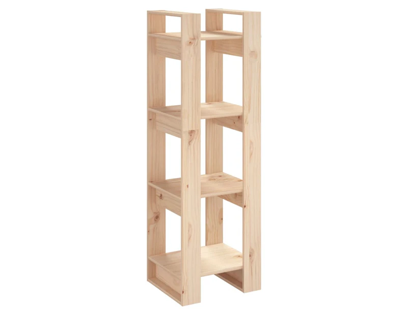 vidaXL Book Cabinet/Room Divider 41x35x125 cm Solid Wood Pine