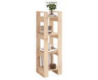 vidaXL Book Cabinet/Room Divider 41x35x125 cm Solid Wood Pine