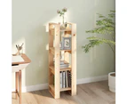 vidaXL Book Cabinet/Room Divider 41x35x125 cm Solid Wood Pine