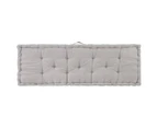 Pallet Floor Cushions 2 pcs Cotton Grey