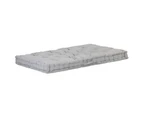 Pallet Floor Cushions 2 pcs Cotton Grey