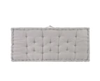 Pallet Floor Cushions 2 pcs Cotton Grey