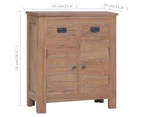 vidaXL Sideboard 65x30x75 cm Solid Teak Wood