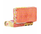 Pouffe 100x100x20 cm Patchwork Fabric