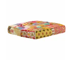 Pouffe 100x100x20 cm Patchwork Fabric