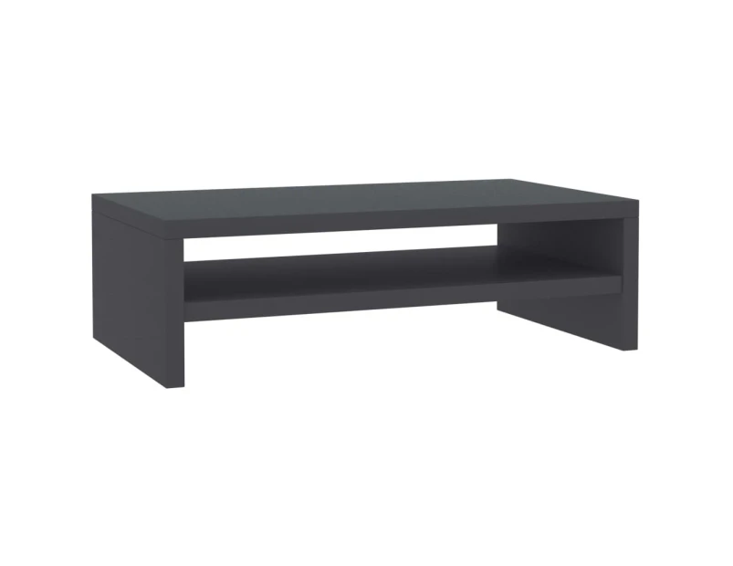 vidaXL Monitor Stand Grey 42x24x13 cm Engineered Wood