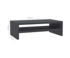 vidaXL Monitor Stand Grey 42x24x13 cm Engineered Wood