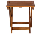 vidaXL 3 Piece Sunlounger with Tea Table Solid Wood Acacia