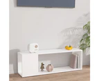 TV Cabinet White 100x24x32 cm Engineered Wood