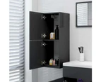 vidaXL Bathroom Cabinet Grey 30x30x80 cm Engineered Wood