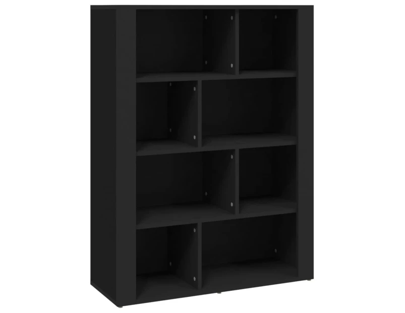 Sideboard Black 80x30x106 cm Engineered Wood