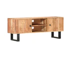vidaXL TV Cabinet 118x30x45 cm Solid Acacia Wood