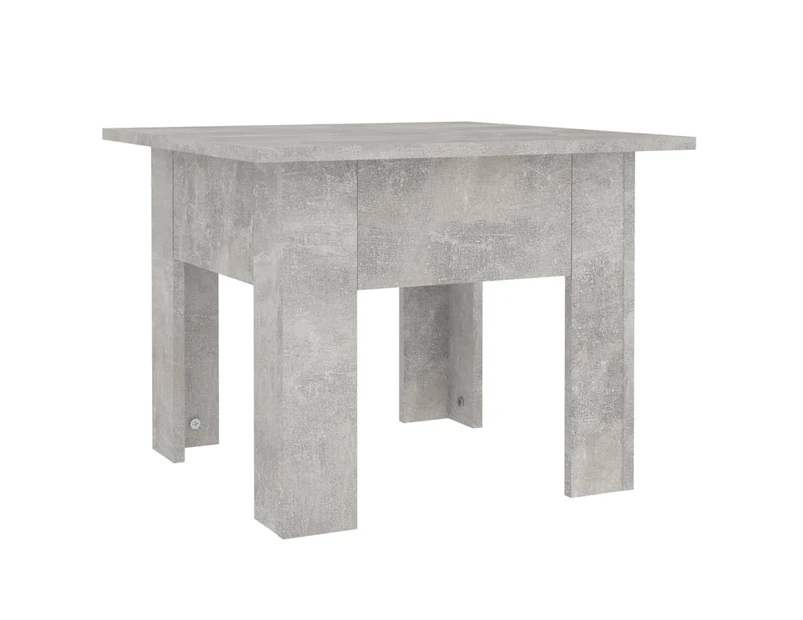 vidaXL Coffee Table Concrete Grey 55x55x42 cm Engineered Wood