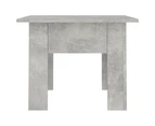 vidaXL Coffee Table Concrete Grey 55x55x42 cm Engineered Wood