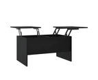 vidaXL Coffee Table Black 80x50x42.5 cm Engineered Wood