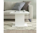 vidaXL Coffee Table White 55.5x55.5x40 cm Engineered Wood