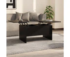 vidaXL Coffee Table Black 80x50x42.5 cm Engineered Wood