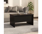 vidaXL Coffee Table Black 80x50x42.5 cm Engineered Wood