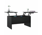 vidaXL Coffee Table Black 80x50x42.5 cm Engineered Wood