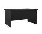 vidaXL Coffee Table Black 80x50x42.5 cm Engineered Wood