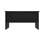 vidaXL Coffee Table Black 80x50x42.5 cm Engineered Wood