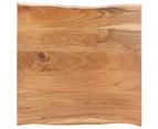 vidaXL Coffee Table with Live Edges 60x60x40 cm Solid Acacia Wood