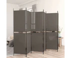 vidaXL 6-Panel Room Divider Anthracite 300x200 cm Fabric