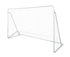 vidaXL Football Goal Nets Steel 2 pcs 240x90x150 cm