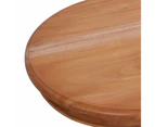 vidaXL Side Table Natural 50x50x65 cm Solid Mahogany Wood