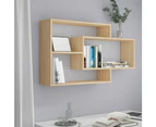 vidaXL Wall Shelves Sonoma Oak 104x20x58.5 cm Engineered Wood