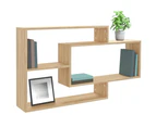 vidaXL Wall Shelves Sonoma Oak 104x20x58.5 cm Engineered Wood