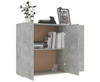 vidaXL Sideboard Concrete Grey 105x30x75 cm Engineered Wood