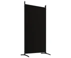 vidaXL 6-Panel Room Divider Black 520x180 cm Fabric