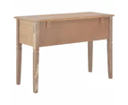 vidaXL Writing Desk Brown 109.5x45x77.5 cm Wood