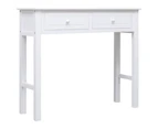 vidaXL Console Table White 90x30x77 cm Wood