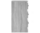 vidaXL Sideboard Grey Sonoma 36x35.5x67.5 cm Engineered Wood
