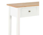 vidaXL Dressing Console Table White 79x30x74 cm Wood