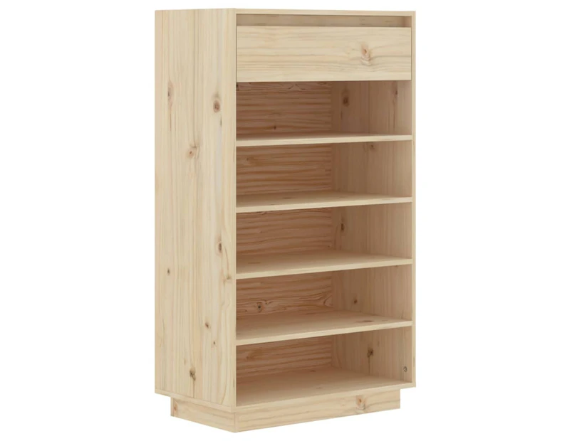 vidaXL Shoe Cabinet 60x34x105 cm Solid Wood Pine