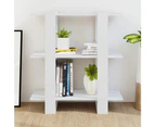 vidaXL Book Cabinet/Room Divider White 80x30x87 cm