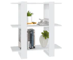 vidaXL Book Cabinet/Room Divider White 80x30x87 cm