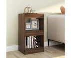 Book Cabinet/Room Divider Brown Oak 40x30x72 cm