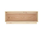 vidaXL TV Cabinet 90x35x35 cm Solid Wood Pine