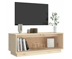 vidaXL TV Cabinet 90x35x35 cm Solid Wood Pine