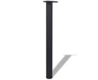 vidaXL Adjustable Table Legs 4 pcs Black 710 mm
