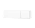 vidaXL TV Cabinets 2 pcs Engineered Wood 120x40x34 cm High Gloss White